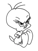 Looney Tunes kleurplaat 2